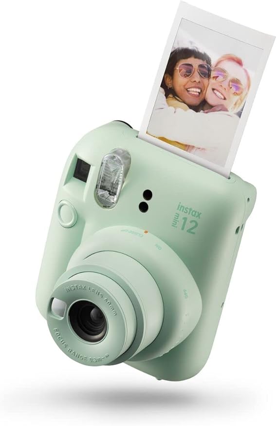 Instax Fujifilm Mini 12, Mint Green, Compact