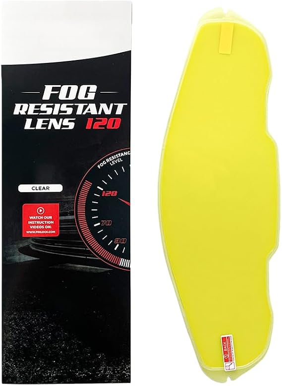VAS-Z Helmet Visor Anti-Fog Film for ARAI VZ-RAM, SZ-R VAS, SZ-R EVO, Motorcycle Helmet Shield Anti-Fog Insert, Helmet Lens Fog-Resistant Sticker for Clear Vision