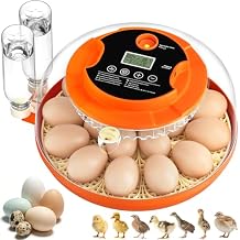 25 Egg Incubators for Hatching Eggs, Egg Incubator with Automatic Egg Turning and Humidity Control, Incubators for Hatching Eggs Chicken Quail Parrot Pigeon