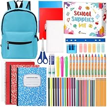 Gilprop 79 Pcs Christmas Gift Box for K-5 Elementary Middle Kit Bundle Bulk Essential for Operation Charity Xmas Gift(Blue)