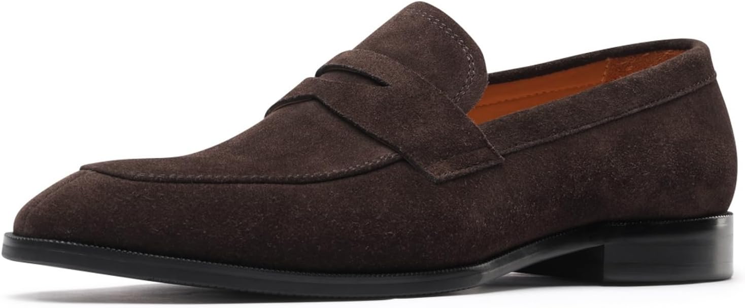 Men's Loafers & Slip-ons Genuine Leather Casual Penny Loafers for Men