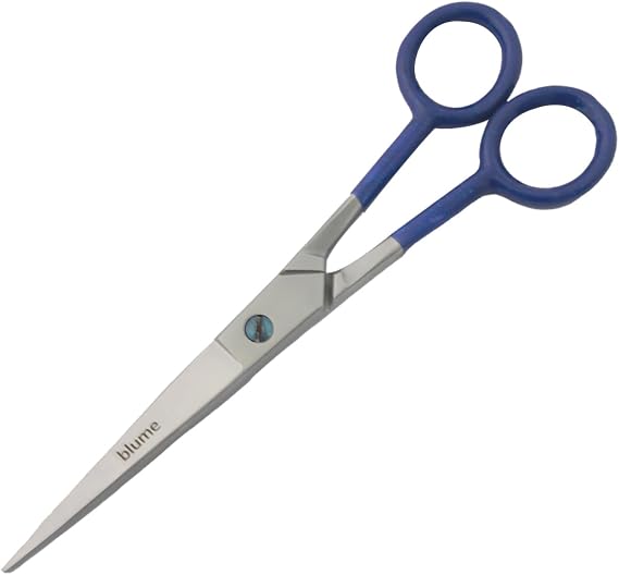 Scissors-Hair Cutting/Hairdressing/Barber Salon/Hairdressers Stainless Steel Scissors for Men Women and Children -Barber Hair Cutting Professional Super Cut -PVC Grip Stainless Steel (Navi Blue)