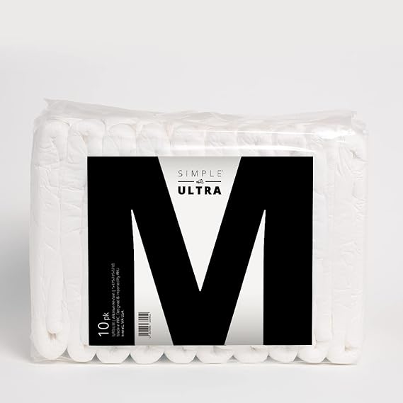 ABUniverse Simple Ultra Diapers - Pack of 10 (Medium)