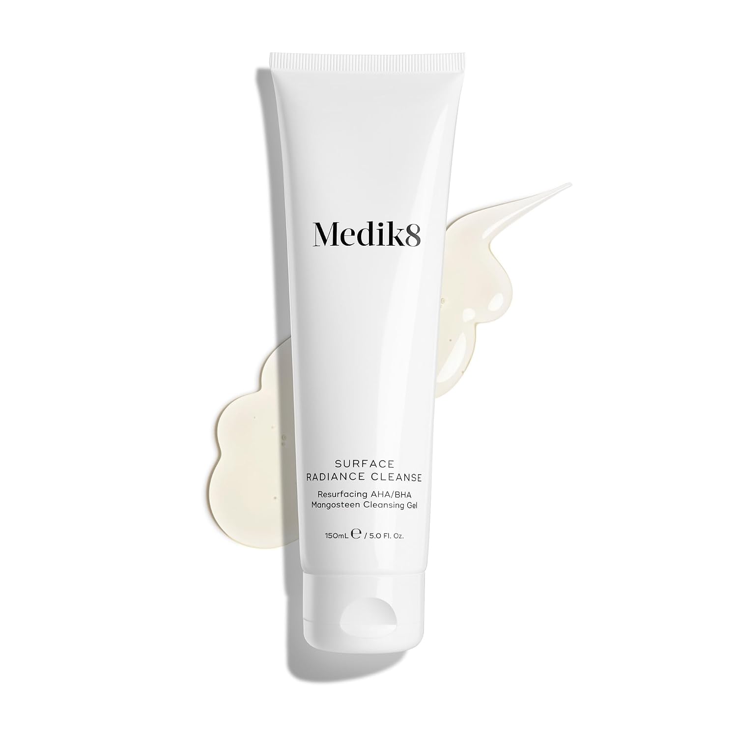 Medik8 Surface Radiance Cleanse - AHA/BHA Mangosteen Cleansing Gel - Salicylic Acid Cleansing Product - All Skin Types - 150 ml