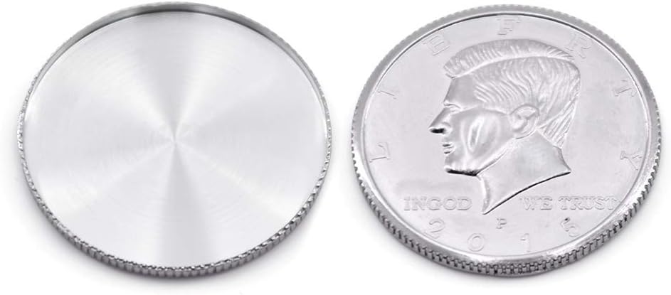 Expanded Shell Half Dollar Head Magic Tricks Coin Magic Accessories Close Up Magic Gimmick Stage Illusions Props,5PcsSet