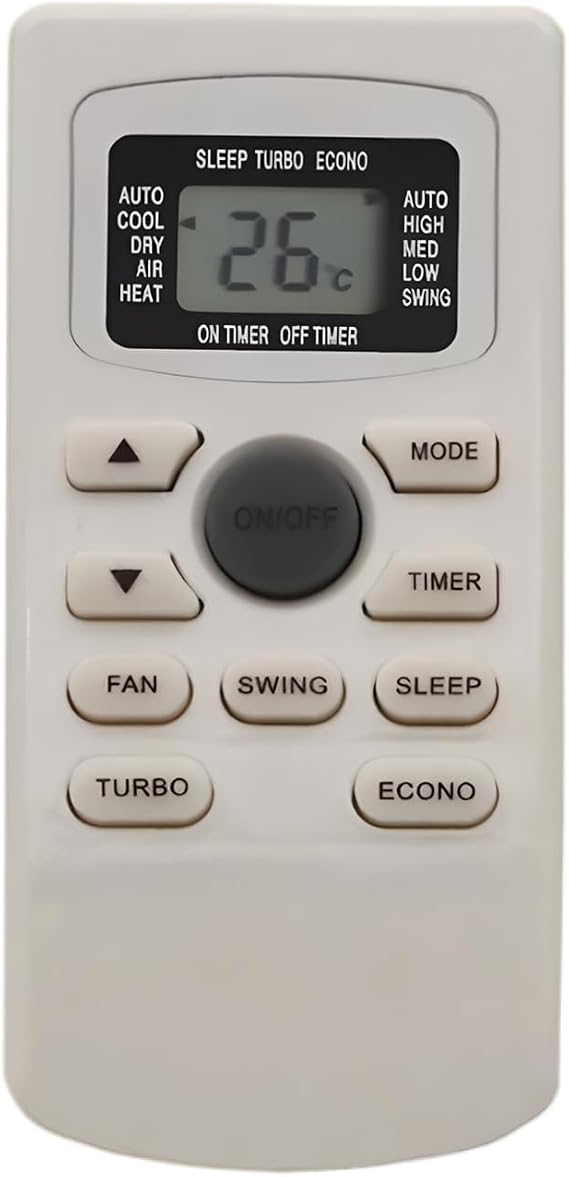 GYKQ-34 Replacement Remote for TCL Air Conditioner GYKQ-34E BPACT14HWT BPACT14WT BPACT10WT BPACT08WT BPACT12HWT BPACT12WT