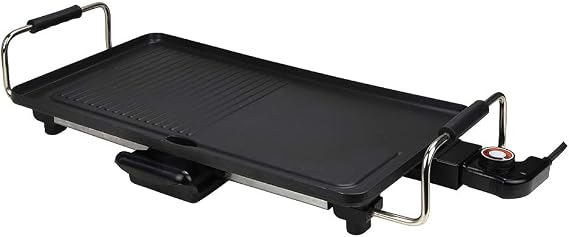KOTO Electric Non-stick Removable BBQ Grill and Griddle (15.5"x11.5"), (18"x10")