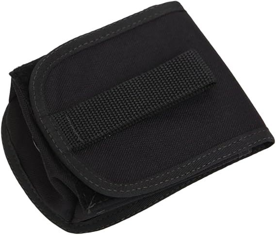 Diving Weight Bag, 2kg Capacity Quick Release Pocket, 1050D Nylon for Backplate Slot, Fastener Design for SCUBA Divers(Black)