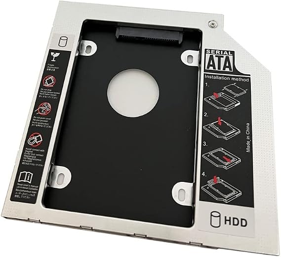 DY-tech 2nd SATA Hard Drive HDD SSD Caddy Frame Tray for HP ProBook 445 450 470 G1 G2 UJ8C2 440 455 G0 - GU90N