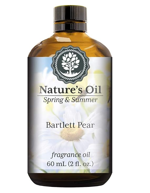 Bartlett Pear Fragrance Oil (60ml) For Diffusers, Soap Making, Candles, Lotion, Home Scents, Linen Spray, Bath Bombs, Slime