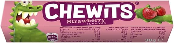 Chewits Original Strawberry (Box of 40)