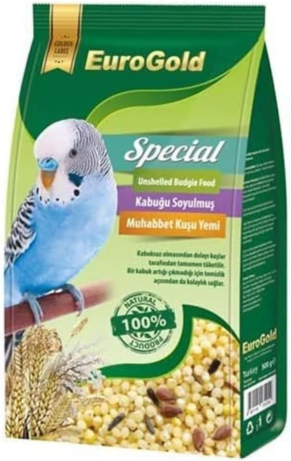 EuroGold Special Shellless Budgie Food, 500 Gr