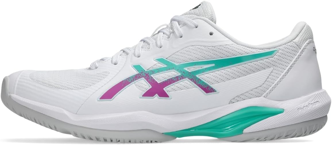 Asics Men's Gel-Game 9 Tennis Shoes, White/Digital Sakura, 10.5