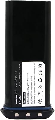 BP252 Battery Replacement for Icom IC-M33 IC-M34 IC-M36 Radio BP-252 7.4V1800mAh