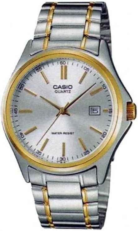 Casio MTP1183G-7A Elegant Watch, White, Classic