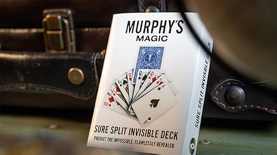 Sure Split Invisible Deck (Blue) by Murphy's Magic