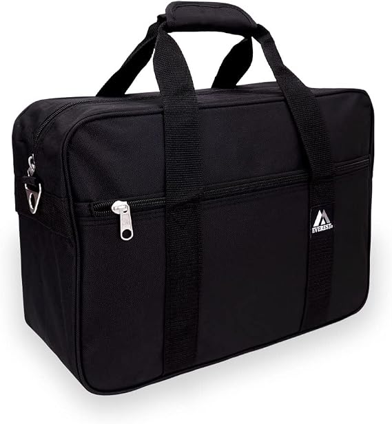 Everest Carry-On Briefcase, Black, One Size