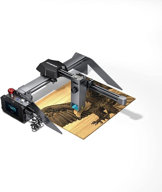 HPYWTJY ATOMSTACK P9 M40 Laser Engraving Machine Wood Laser Engraving Cutter, Compressed Light Spot Engraving DIY Laser Mation Edition, Eye Focus Protection Laser Class 2 M40