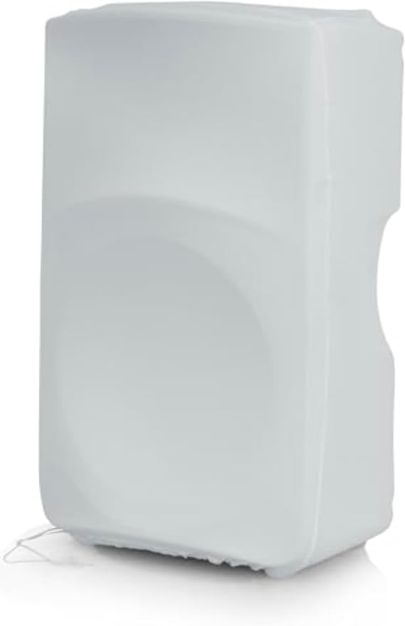 Gator Cases Stretchy Nylon Speaker Cover, Fits Most 15" Powered Speakers, White (GPA-STRETCH-15-W)