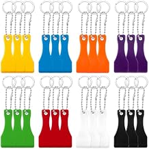 24 Pcs Lottery Ticket Scratcher Tool, Plastic Lotto Scratcher Keychain, Scratcher Tool for Label Sticker Remover