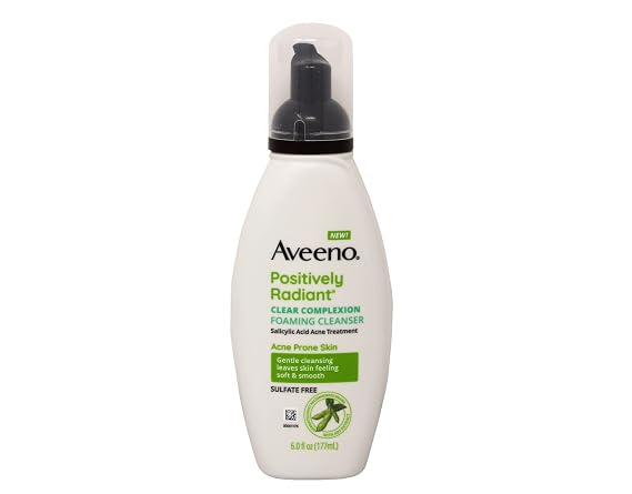 Aveeno Clear Complexion, Foaming Cleanser, 6 Fl Oz
