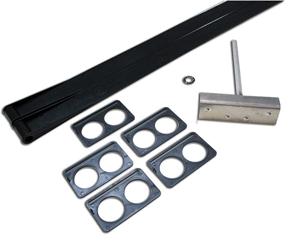 Lippert Components 1346281 Flex Guard Double Kit with Hardware Black, Standard