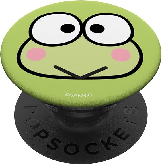 Keroppi Classic Face PopSockets Stand for Smartphones and Tablets PopSockets Adhesive PopGrip