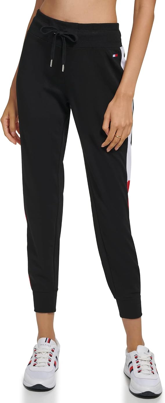 Tommy Hilfiger Women's Soft Comfort Smocked Waistband Joggers