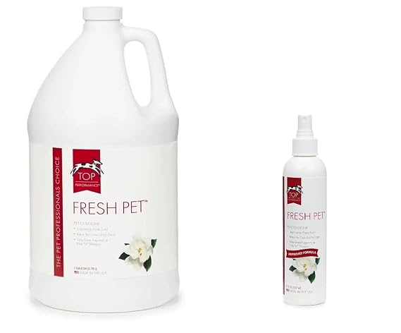 PUREPET Dog Cat Cologne Mist Pet Fresh Scent Between Baths or Grooming Finishing Touch (Set of Both Sizes - Spay and Refill)