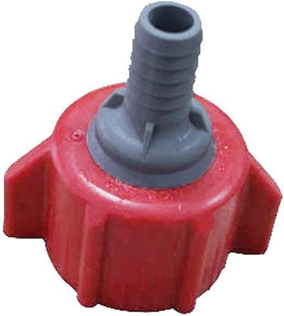 Bag in Box Connector 3/8 Barb CC-BIB for Diet Coke, Sprite, Schweppes Syrup Lines, PE Post Mix Valve Accessory Compatible with Bag-in-Box Systems