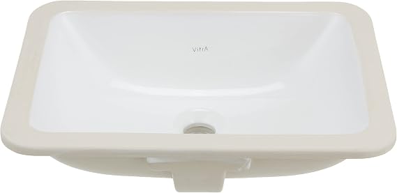 VitrA S20 5474B003-0618 Tezgah Altı Lavabo, 43 cm, Beyaz
