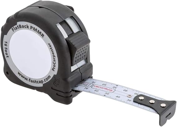 FastCap ProCarpenter Metric/Metric Reverse Measuring Tape, 16' Length