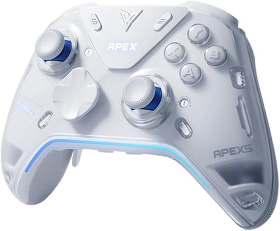 Flydigi APEX 5 Wireless PC Controller Force Feedback Trigger Force-Adjustable Alloy Joysitck 1500mAh Rate Stereo Vibration Gamepad for Switch 2 PC Steam