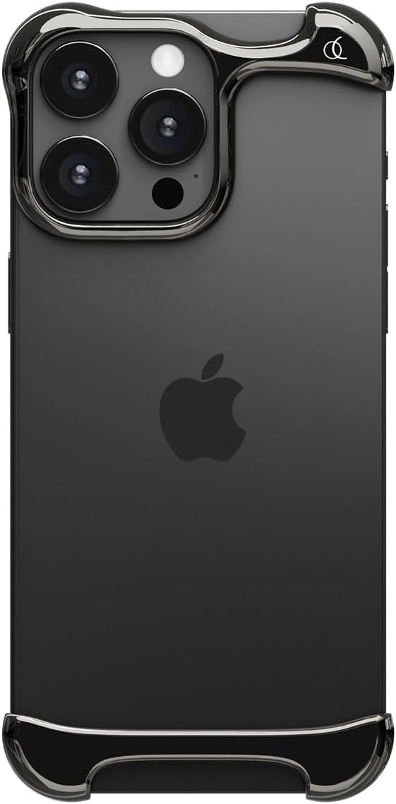 Arc Pulse Designed for iPhone 15 Pro Max Phone Case (2023), Minimalist Protective Shock Absorption Aerospace Grade Aluminum Shells + Elastomer Inlays Slide on Fit 6.7 inch