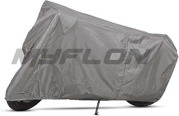 BODYGARD Motosiklet Brandası Su Geçirmez Motor Branda - Gri (LARGE TOPCASE)