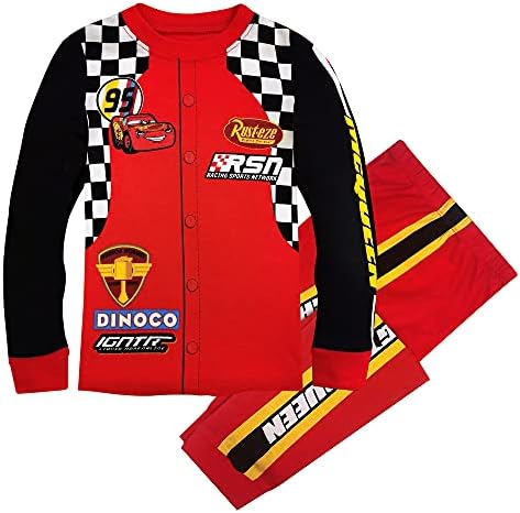 Disney Pixar Lightning McQueen Pit Crew Costume PJ PALS for Boys Cars