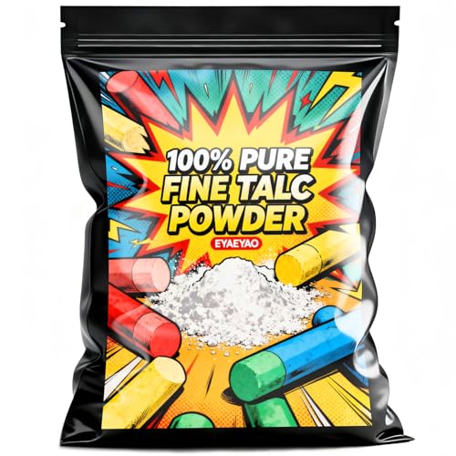 Super Purity Talcum Powder, Extremely Fine Talc Powder for Chalk Painting, Multiple Purpose Talcum Powder Unscented with Excellent Lubrication, for Bike 16 Ounces
