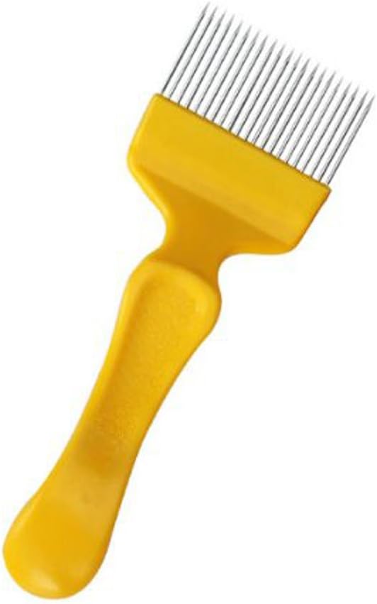 Honbay Bee Keeping Uncapping Fork with 18 Tines Stainless Steel Bee Keeping Tool