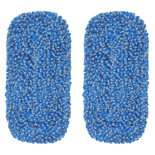 2 Pack Replacement Dust Mop Pads Machine Washable Microfiber Mop Pad for Hardwood Floor Cleaning Reusable Refill Mop Pads for MAVRIZ Dust Mop