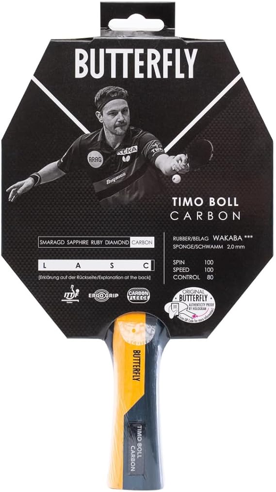 Butterfly 85037 Timo Boll Carbon Ready Racket