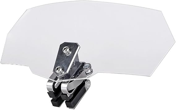 Universal Motorcycle Adjustable Extension Deflector Windscreen Windshield Spoiler