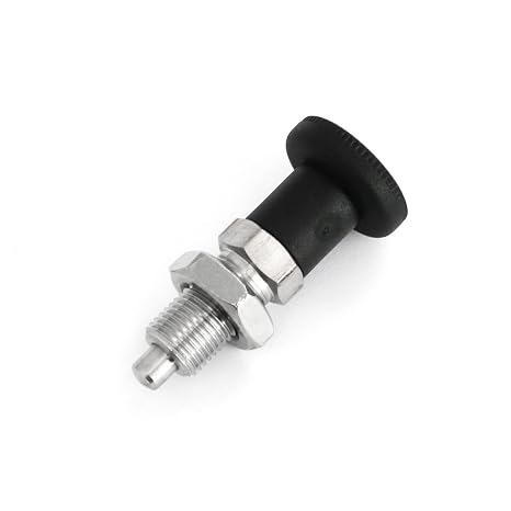 heyous Push Fit Ball Nose Spring Plunger Stainless Steel Spring Return Knob Plunger Spring Indexing Plunger M12
