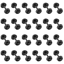 24pcs POM Plastic 33'' Wheels for Model Train 1:87 HO Scale Wheel HP28 (HO Scale)