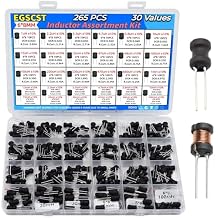 30 Values 265 PCS Inductor Assortment Kit from 1uH to 100mH 6 * 8mm DIP Radial Power Choke Inductors Assort Set
