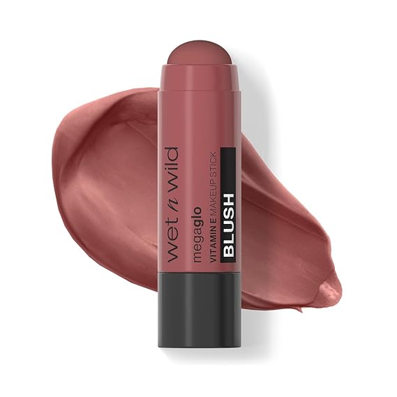 wet n wild MegaGlo Makeup Stick, Buildable Color, Versatile Use, Cruelty-Free & Vegan - Current Jam