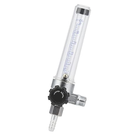 Argon Co2 Gas Meter Scale Tester Measure Flowmeter for Mig Tig Welder Welding with Gas Shielding Welding Tool Lightweight and Meter for Multiple Occasions