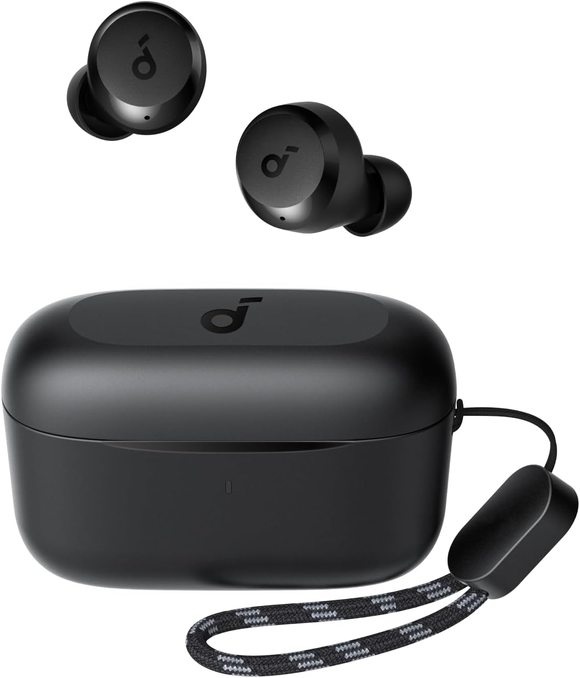 soundcore wireless bluetooth headphones by anker a20i bluetooth 5.3 adjustable eq 28 hours playtime waterproof 2 microphones with ai headphones individually usable black