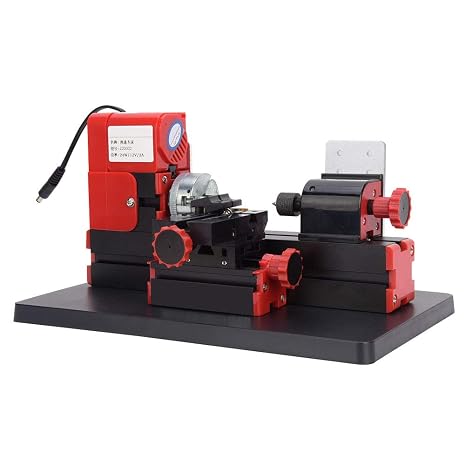 Mini Mtetal Lathe, Mini Motorized Lathe Machine DIY Power Tool, 20000rpm 24W Z20002 US Plug 100-240V