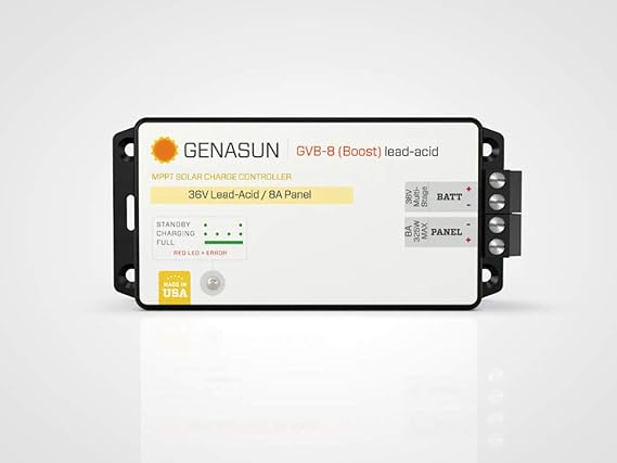 GVB-8-Pb-36V, 8 A (Input) 325 W Solar Panel, Voltage Boosting MPPT Solar Charge Controller for 36 V Lead-Acid Battery