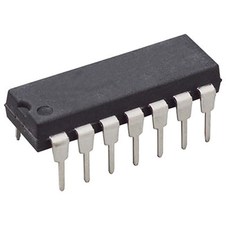 CD4081 ICS and Semiconductors, Quad 2-Input and Gate, DIP-14, 14-Pin, 330ns (Pack of 10)